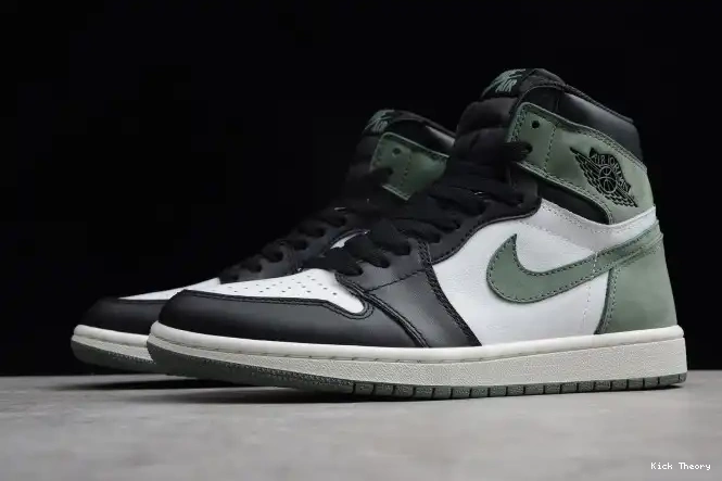 Kicktheory Clay 1 OG Air Jordan Retro High 555088-135 Green 0517